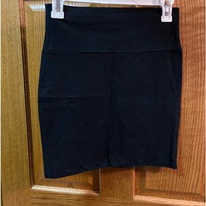 Black pencil skirt